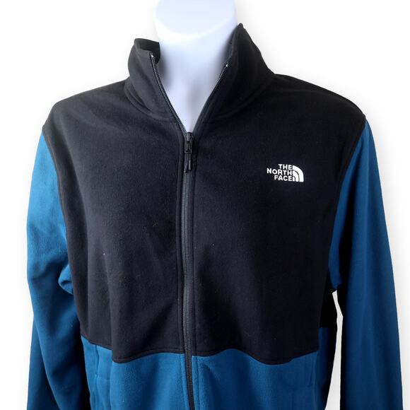 The North Face Men's Blue Black Alpine Polartec 100 Jacket XL - Picture 2 of 6